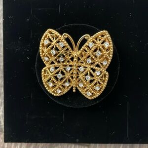 Vintage Butterfly Brooch Pin
